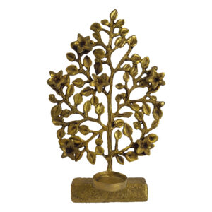 Brass Antique Kalpavruksha Diya/Candel Holder Big